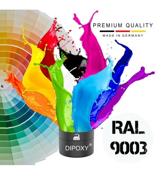 Dipoxy Epoxidharz Pigment RAL 9003 | Hohe Pigmentierung