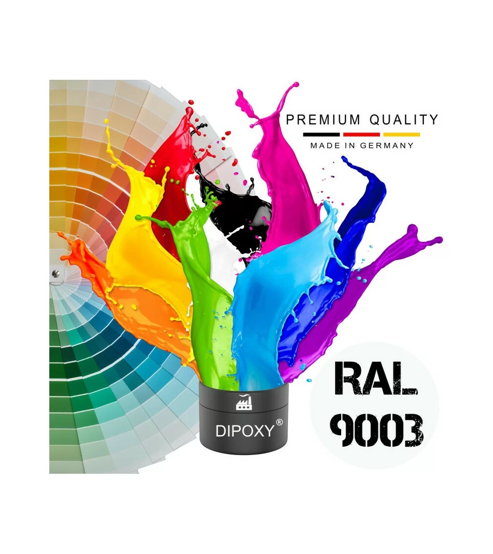 Dipoxy Epoxidharz Pigment RAL 9003 | Hohe Pigmentierung