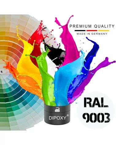 Dipoxy Epoxidharz Pigment RAL 9003 | Hohe Pigmentierung