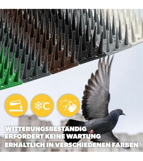 Kadax - Dispositif anti-oiseaux en plastique | 1 pièce