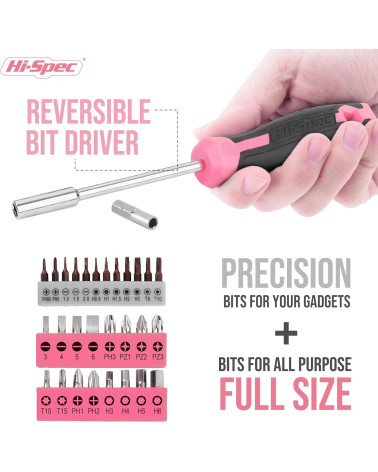Hi-Spec Werkzeugkoffer für Frauen 42-tlg