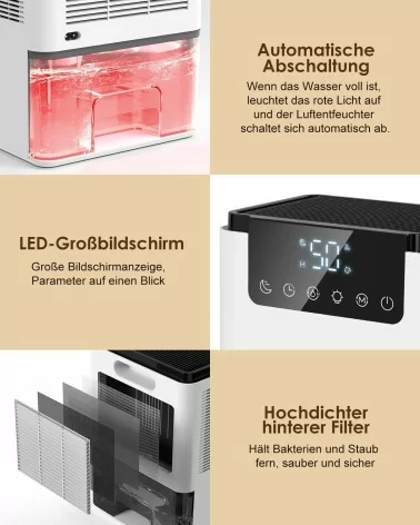 Zastion Luftentfeuchter | 2.2Liter