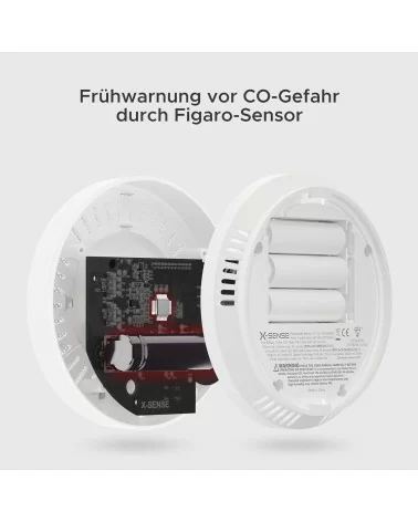 X-Sense CO Melder mit Digitalanzeige