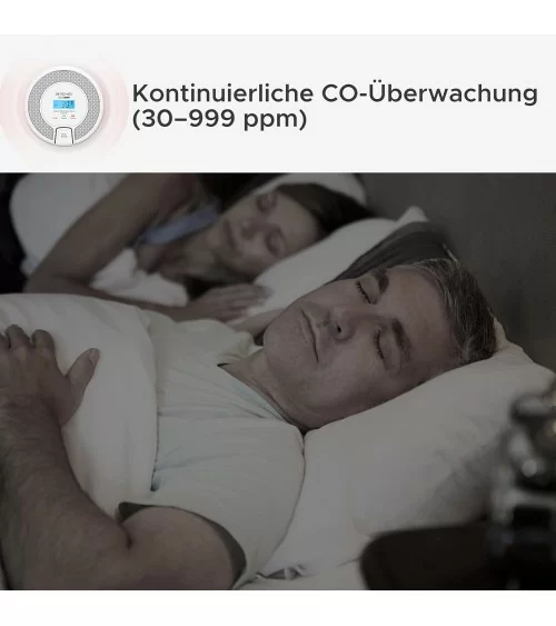 X-Sense CO Melder mit Digitalanzeige