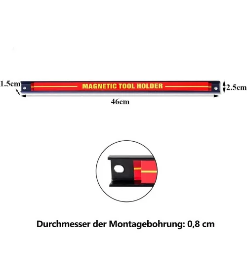Giantex Werkzeug Magnetleiste | 6Stk.