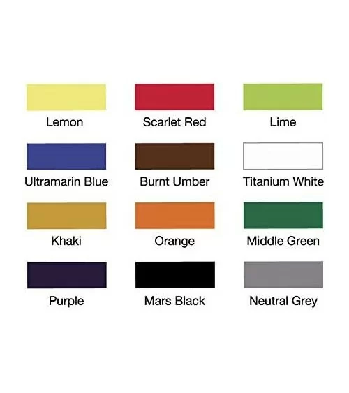 Timbertech Acrylfarben Set | 12Stk.