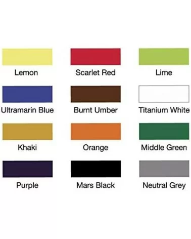 Timbertech Acrylfarben Set | 12Stk.