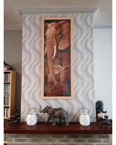 Diamond Painting 35x100cm | Elefant