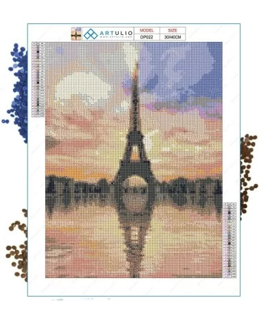 Diamond Painting 30x40cm | Eifelturm