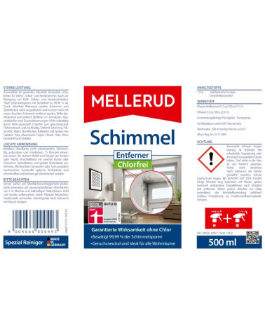 MELLERUD Schimmel Entferner Chlorfrei 0,5 l