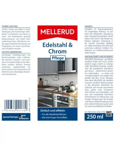 MELLERUD Edelstahl & Chrom Pflege | 0,25 l