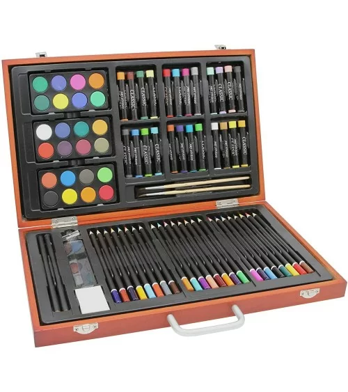 Kit d'artiste Meister, 78 pièces | Tout ce qu'il faut pour se lancer dans la création