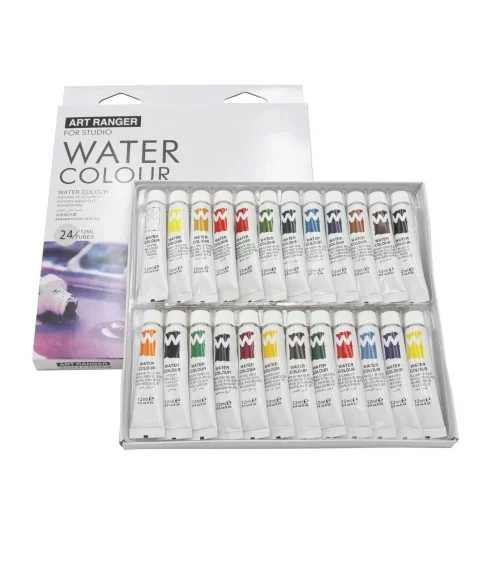 Peintures à l'aquarelle Art Ranger | 24 teintes éclatantes