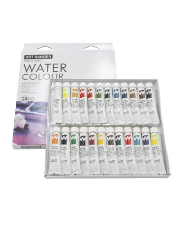 Art Ranger Aquarellfarben | 24 brillante Farbtöne