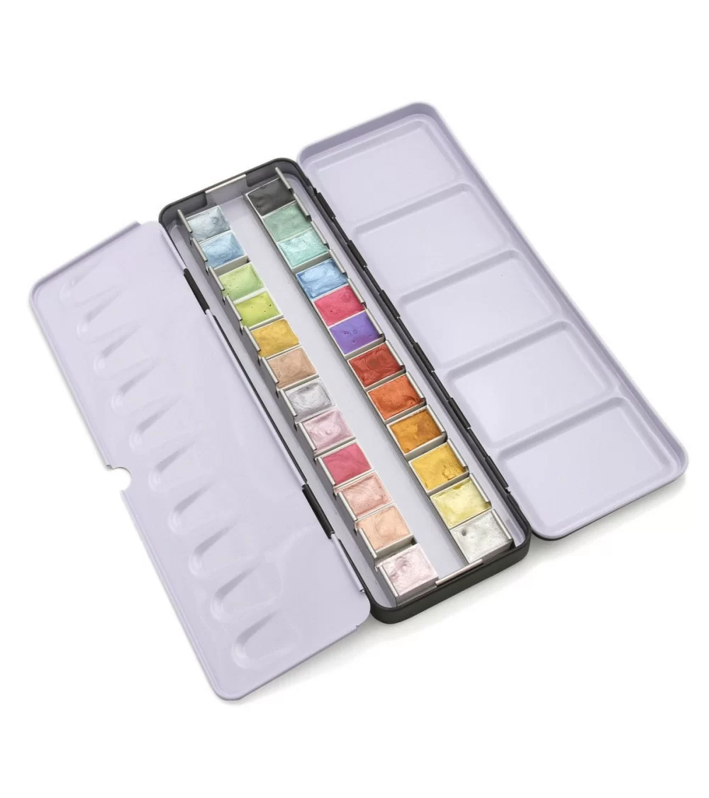 Paintersisters Aquarellkasten Metallic | Glanzvolle Highlights für Ihre Kunst