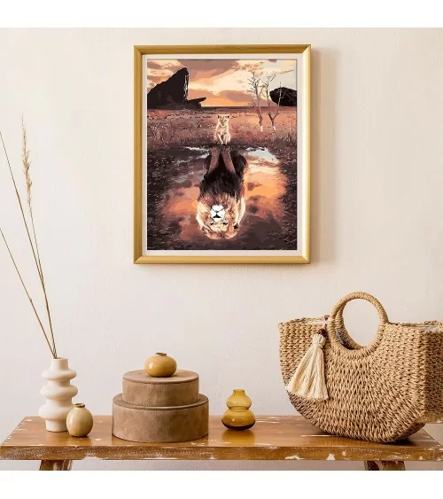 Malen Nach Zahlen 40x50cm | Löwe