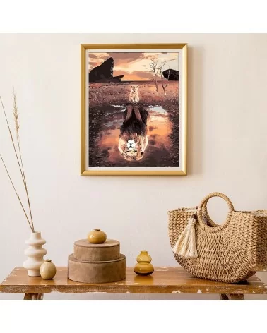 Malen Nach Zahlen 40x50cm | Löwe