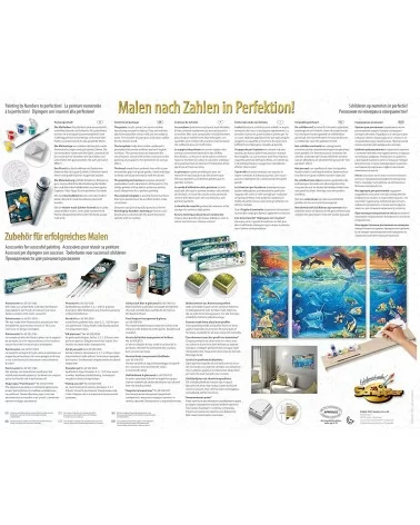 Malen Nach Zahlen 50x80cm | Korallenriff