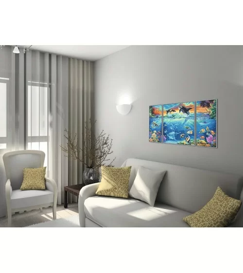 Malen Nach Zahlen 50x80cm | Korallenriff