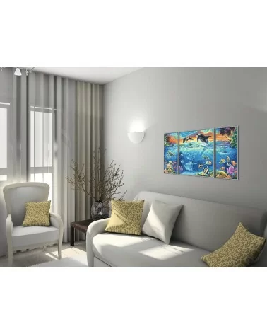 Malen Nach Zahlen 50x80cm | Korallenriff