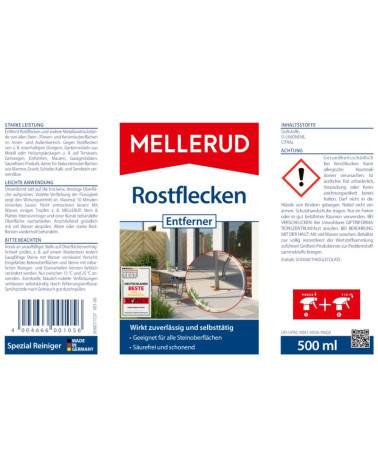 MELLERUD Rostflecken Entferner 0.5l