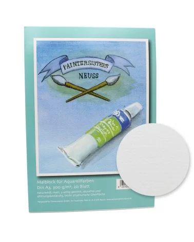 Paintersisters Malblock Aquarell | Ideale Grundlage