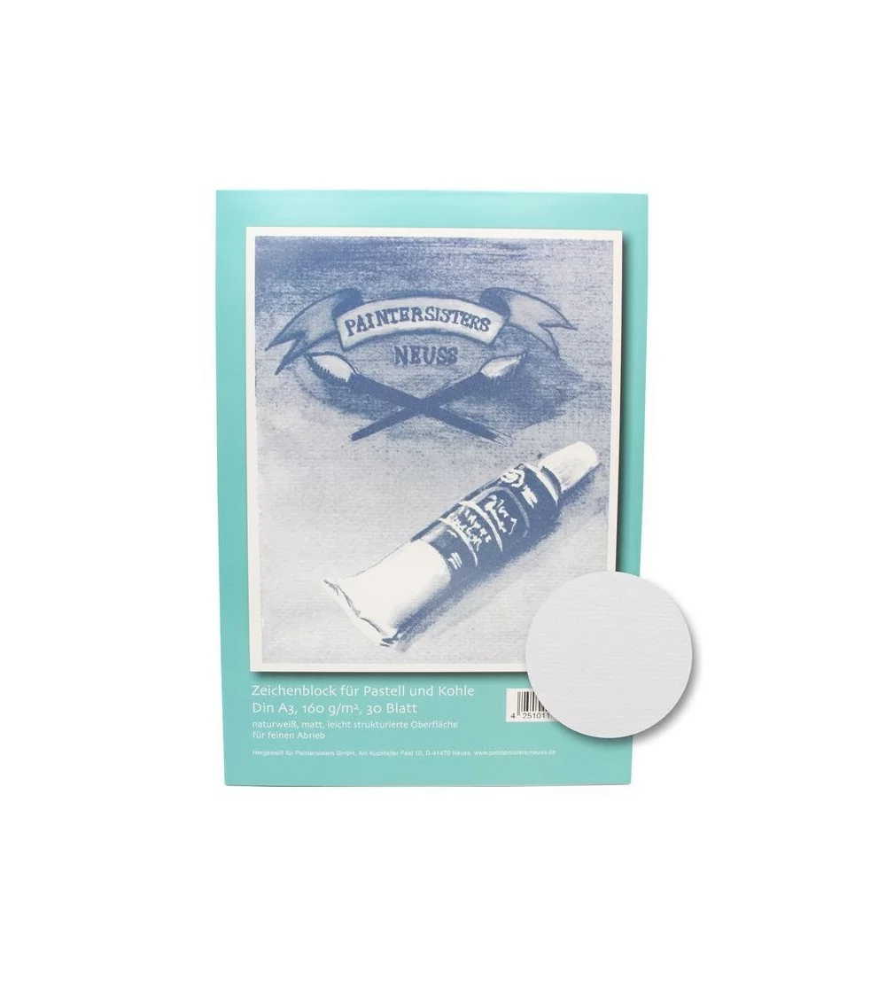 Bloc de dessin Paintersisters pour pastels et fusains | le bloc de dessin pour les artistes