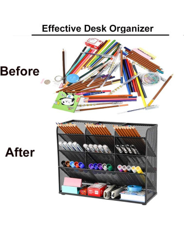 Schreibtisch Organizer- Netz Schwarz