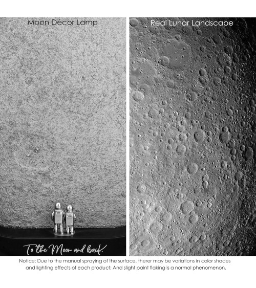 Astronauten-Paar-Mondlampe