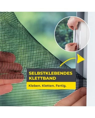 EASYmaxx Fliegengitter | Klettbefestigung