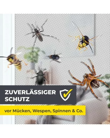 EASYmaxx Fliegengitter | Klettbefestigung