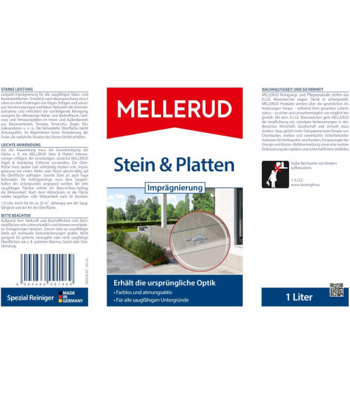 MELLERUD Stein & Platten Imprägnierung 1,0 l