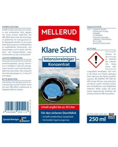 MELLERUD Klare Sicht Intensivreiniger Konzentrat | 0,25 l