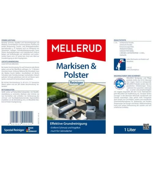 Nettoyant MELLERUD pour stores et tissus d'ameublement | 1,0 l