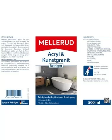 MELLERUD Acryl & Kunstgranit Reiniger | 0,5 l