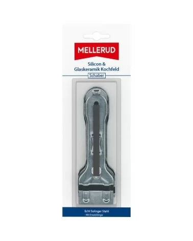 Grattoir MELLERUD pour plaques de cuisson en silicone et vitrocéramique