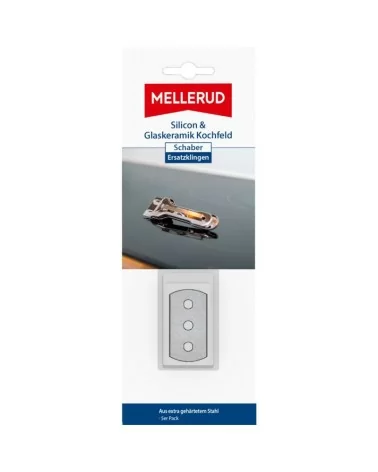 MELLERUD Silicon & Glaskeramik Kochfeld Schaber | Ersatzklingen