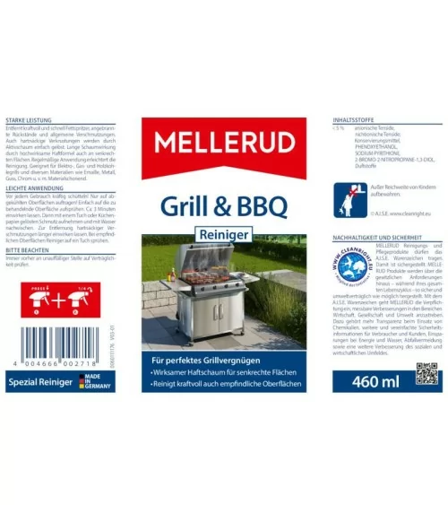 MELLERUD Grill & BBQ Reiniger | 0,46 l
