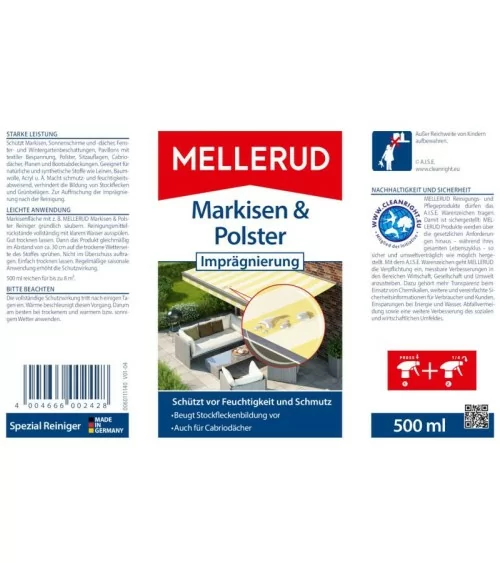 MELLERUD Markisen & Polster Imprägnierung | 0,5 l