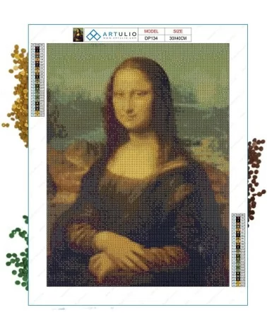 Diamond Painting 30x40cm | Mona Lisa