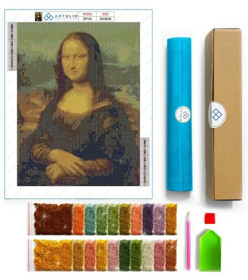 Diamond Painting 30x40cm | Mona Lisa