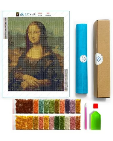 Diamond Painting 30x40cm | Mona Lisa