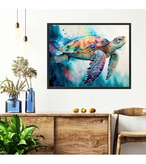 Malen Nach Zahlen 40x50cm | Schildkröte 2