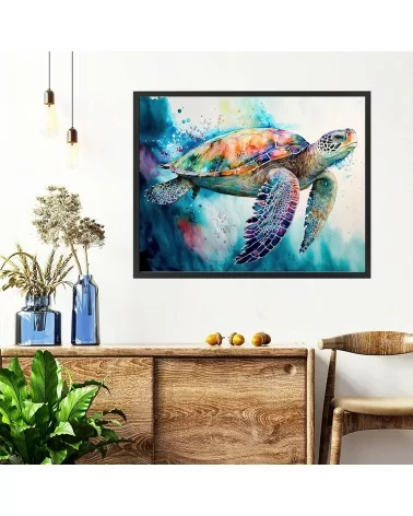 Malen Nach Zahlen 40x50cm | Schildkröte 2