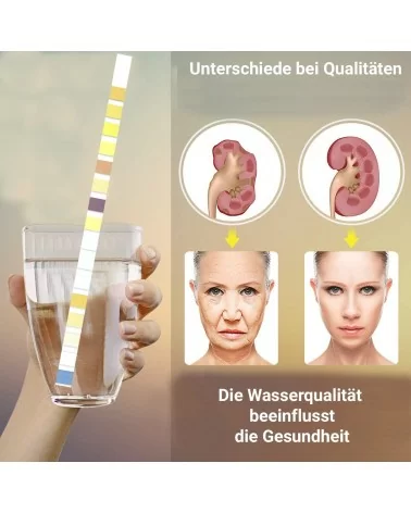 Bandelettes de test pour l'eau potable BMUT 16 en 1 | 25 pièces