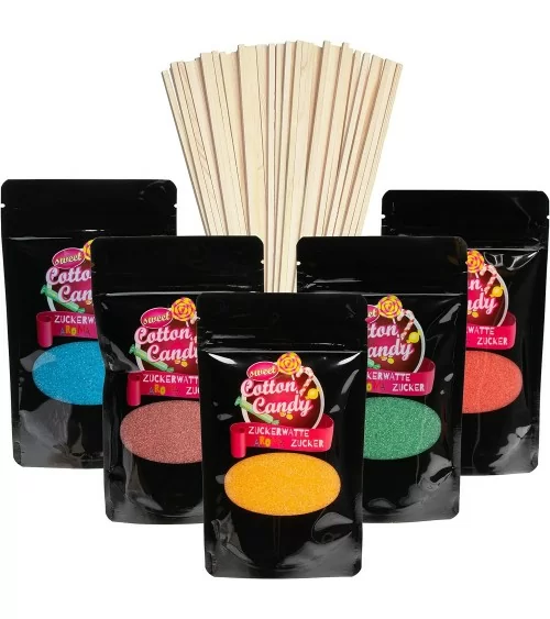 Sucre pour barbe à papa haut de gamme | Pour toutes les occasions