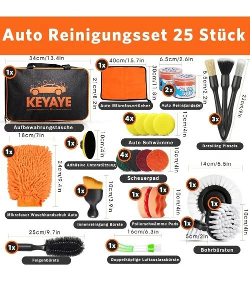 Autopflege Set- 25-teilig