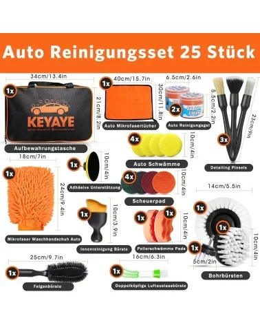 Autopflege Set- 25-teilig