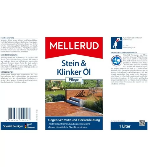 MELLERUD Stein & Klinker Öl Pflege | 1,0 l