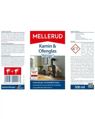MELLERUD Kamin & Ofenglas Reiniger | 0,5 l